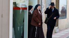 Dos de las religiosas de Belorado, al acudir a declarar este viernes