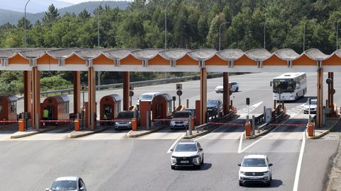El peaje entre Padr�n y Santiago se sit�a en 3,15 euros.