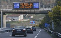 Las advertencias de los controles de velocidad contribuyen a reducir las infracciones. 