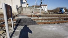 Paso de viajeros en la estaci�n de Canaval, una de las incluidas en el proyecto