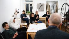Artistas de Estudio T�jaya, en Nizhni N�vgorod.