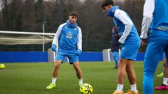Altimira, durante el entrenamiento de ayer en el D�por Training Center