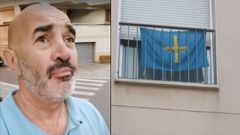 Miguel Frontera y su confusin con la bandera asturiana