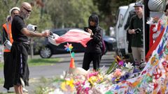 Homenaje a las v�ctimas en las calles de Auckland.