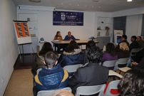 Momento de la clausura de los cursos 