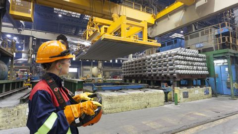 Imagen de archivo de la planta de Aluminio de San Cipri�n