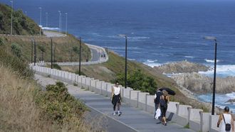 Paseo mar�timo de A Coru�a. Tramo hacia O Porti�o