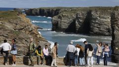 La praia de As Catedrais, en Ribadeo, ha sido propuesta por el concello como punto de observaci�n del eclipse del 12 de junio