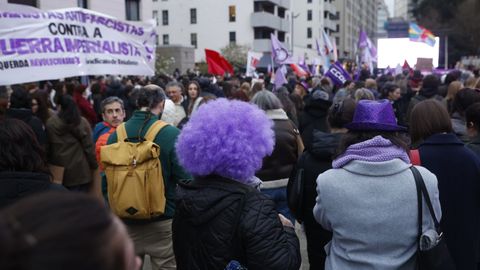 Manifestaci�n del 8M en A Coru�a.