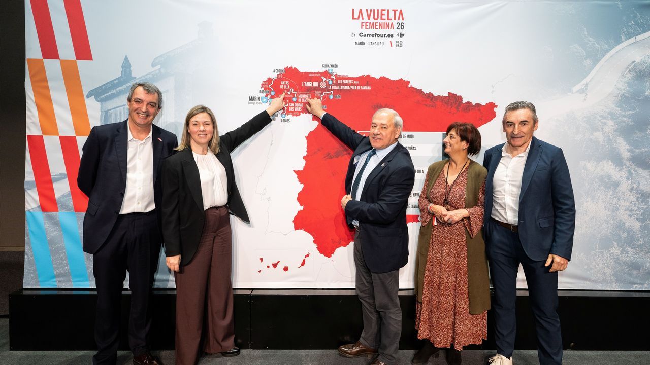 José Tomé en la presentación de La Vuelta Femenina
