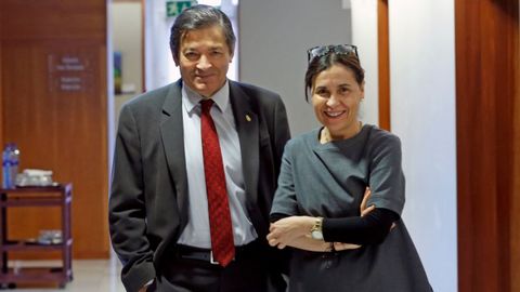 Javier Fern�ndez y Dolores Carcedo.