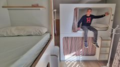 Manuel Vidal, responsable del albergue D'Paso, en Pontevedra