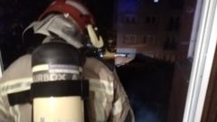 Un efectivo del SEM, durante la intervenci�n