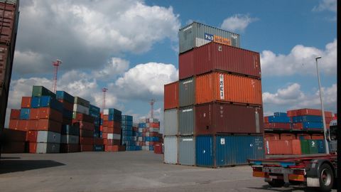 Imagen de contenedores de exportaci�n