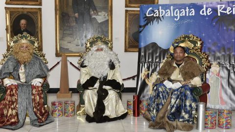 Recepci�n de los Reyes Magos en el Museo Fernando Blanco de Cee