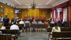 Una de las primeras sesiones del juicio que se sigue en la Audiencia Provincial