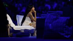 La cantante Aitana durante la presentacin de su nuevo disco El cuarto azul
