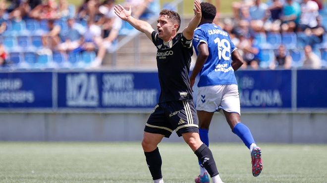 �ltimo partido de Samu Rodr�guez con la camiseta del Compos. Fue en Badalona, el d�a del ascenso.