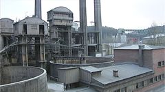 Cementera de Tudela Vegu�n, que utiliza los materiales extra�dos de la cantera Rebarco