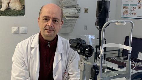 Luis Pablo J�lvez, presidente de la Sociedad Espa�ola de Glaucoma