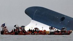 Naufragio de un ferri en Corea del Sur
