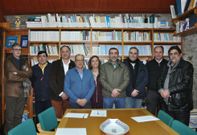 Reim�ndez ?cuarto por la izquierda? fue elegido presidente de la entidad cruce�a por unanimidad.
