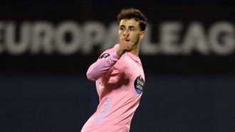 Pablo Durán fue el gran protagonista de la victoria del Celta ante el Dinamo.