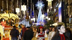 Aspecto que tena la Porta do Sol y Policarpo Sanz con todos los adornos