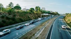 La retenci�n se debe a un accidente en el kil�metro 225 de la A.52.