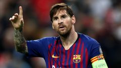 Leo Messi.Leo Messi con el Barcelona