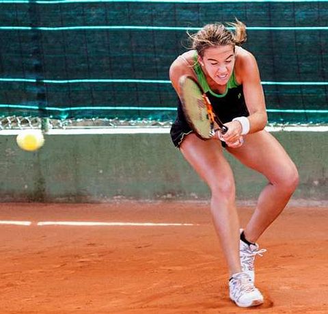 Irene Burillo plant� cara pero cay� ante la rusa Blinkova. 