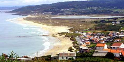 Vista de la costa de Razo a Baldaio, un espacio que se pondr en valor a travs de una ruta 2.0. 