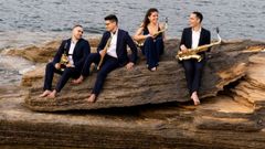 lItore Quartet est� formado por Jaime Est�vez, Hugo Lomba, Sira Pellicer y Miquel Flores
