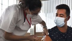 Vacunaci�n de personas de 30 a 39 a�os en Pontevedra