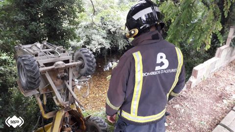 Accidente laboral en Proaza