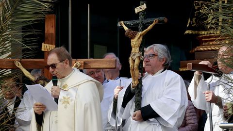 Viacrucis procesional de la parroquia de San Francisco Javier de A Coru�a