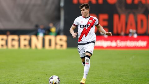 Fran Garca.Fran Garca con el Rayo Vallecano.