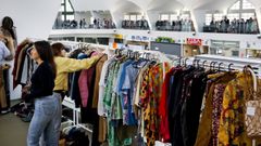 Imagen de archivo de un rastro de segunda mano en el mercado de San Agustn