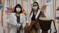 El servicio de Musicoterapia cuenta con una sala propia en el hospital de da de Psiquiatra del CHUO