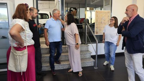 La delegada territorial visit� Talleres Os Mu��os SL, en Mux�a