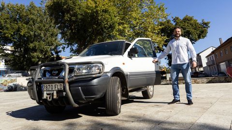 El Nissan Terrano que empezó siendo de la Policía Local de Cerceda y que ahora está asignado a Obras.