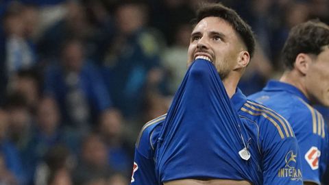 El centrocampista croata del Real Oviedo Josip Brekalo