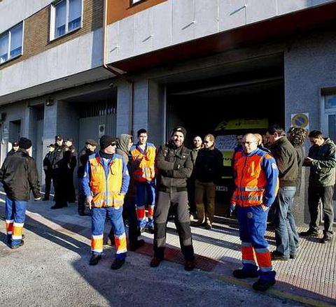 La plantilla de Transa lleva en huelga desde el d�a 9.