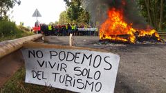 Nueva jornada de protestas en Alcoa San Cibrao