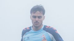 El futbolista del Celta Miguel Rom�n.