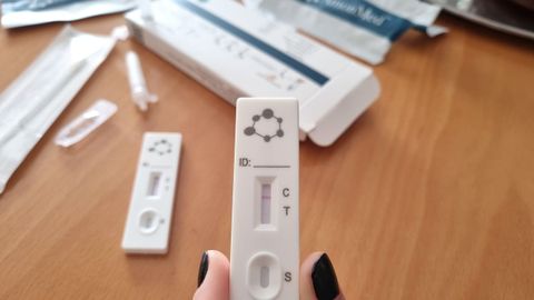 Una prueba de autodiagnstico