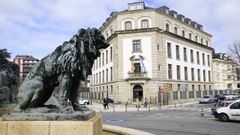 Exterior del edificio de la Audiencia Provincial de Lugo