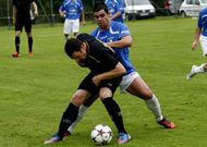 Los futbolistas del Escair�n y el Taboada ofrecieron un gran espect�culo a los aficionados.