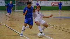 Partido amistoso entre O Parrulo y la selecci�n de f�tbol sala de Indonesia