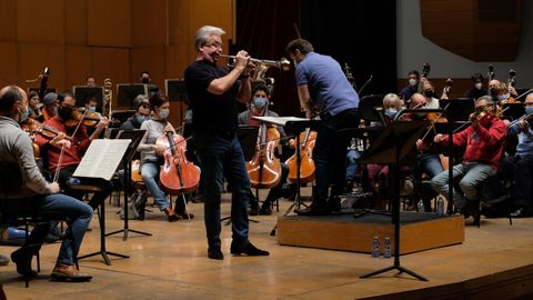 Foto de archivo de la Orquesta Sinf�nica de Galicia.